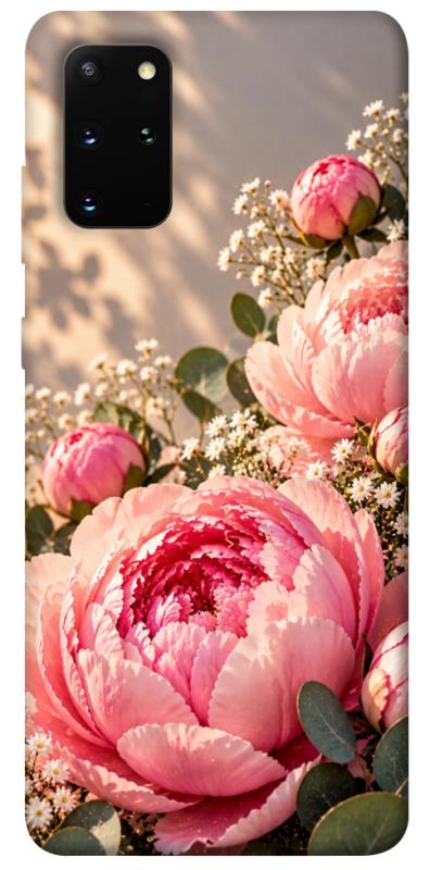 Чохол itsPrint Рожеві півонії для Samsung Galaxy S20+, armored, купити оптом з доставкою