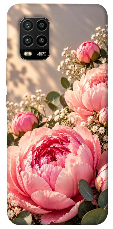 Чохол itsPrint Рожеві півонії для Xiaomi Mi 10 Lite, armored, купити оптом з доставкою