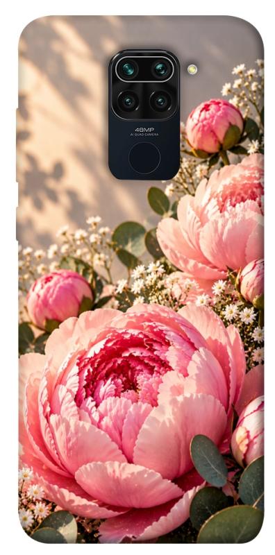 Чехол itsPrint Рожеві півонії для Xiaomi Redmi Note 9 / Redmi 10X, armored, купить оптом с доставкой