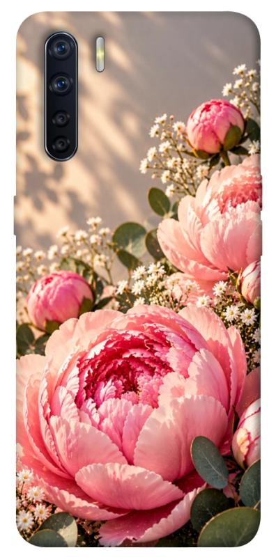 Чохол itsPrint Рожеві півонії для Oppo A91, armored, купити оптом з доставкою