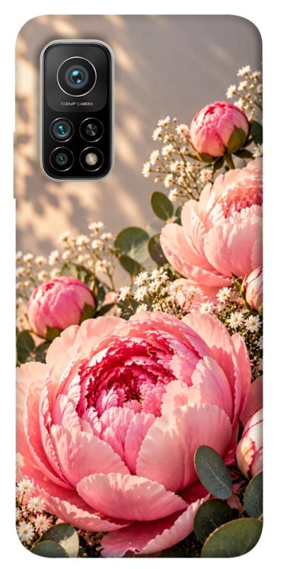 Чехол itsPrint Рожеві півонії для Xiaomi Mi 10T, armored, купить оптом с доставкой