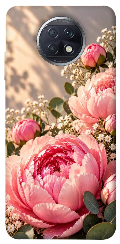Чохол itsPrint Рожеві півонії для Xiaomi Redmi Note 9 5G / Note 9T, armored, купити оптом з доставкою