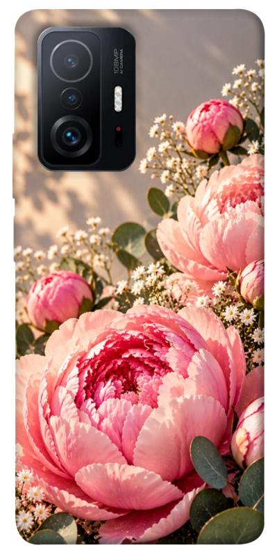 Чехол itsPrint Рожеві півонії для Xiaomi 11T / 11T Pro, armored, купить оптом с доставкой