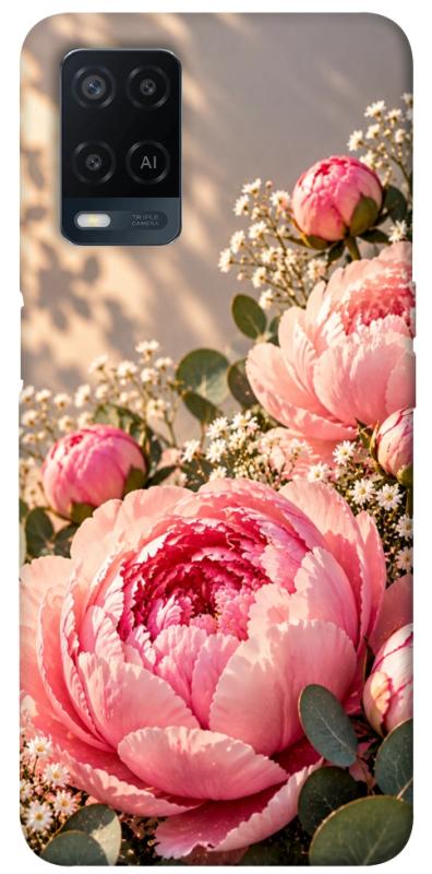 Чохол itsPrint Рожеві півонії для Oppo A16s / A16, armored, купити оптом з доставкою