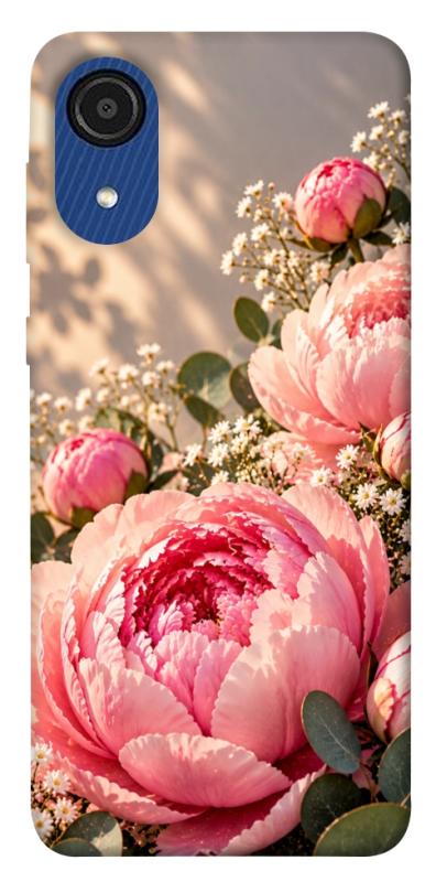 Чохол itsPrint Рожеві півонії для Samsung Galaxy A03 Core, armored, купити оптом з доставкою