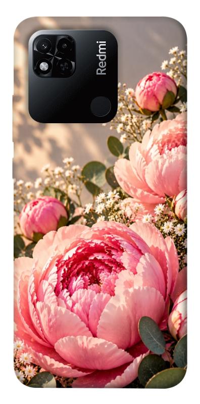Чохол itsPrint Рожеві півонії для Xiaomi Redmi 10A, armored, купити оптом з доставкою