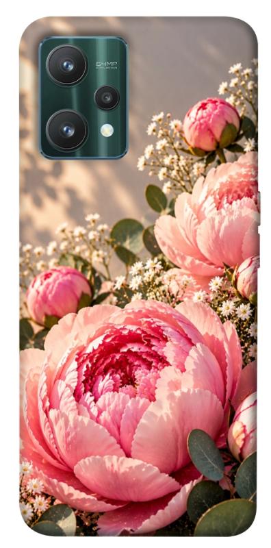 Чохол itsPrint Рожеві півонії для Realme 9 Pro, armored, купити оптом з доставкою