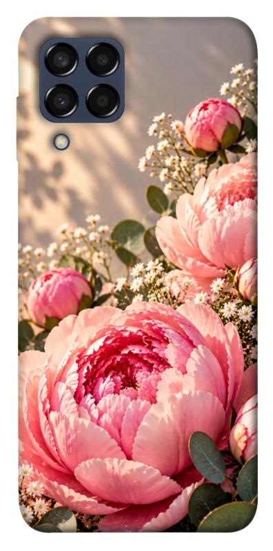 Чохол itsPrint Рожеві півонії для Samsung Galaxy M33 5G, armored, купити оптом з доставкою