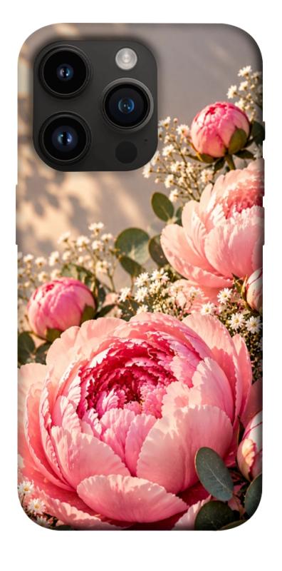 Чехол itsPrint Рожеві півонії для Apple iPhone 14 Pro (6.1"), armored, купить оптом с доставкой
