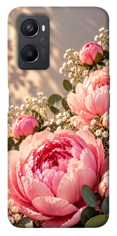 Чохол itsPrint Рожеві півонії для Oppo A96, armored, купити оптом з доставкою