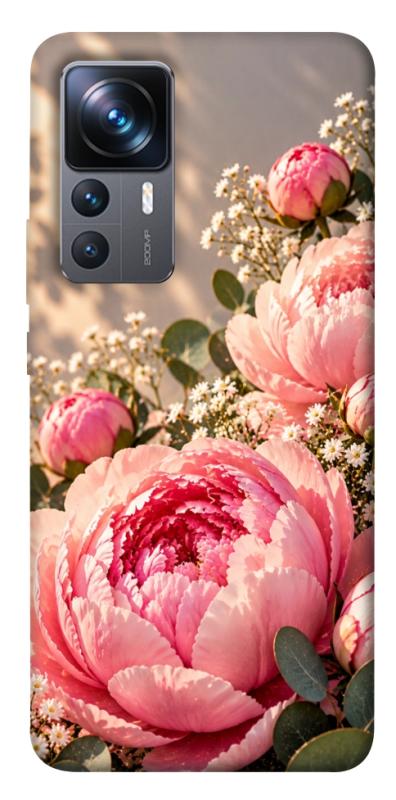 Чохол itsPrint Рожеві півонії для Xiaomi 12T / 12T Pro, armored, купити оптом з доставкою