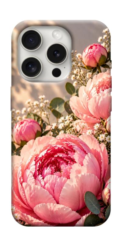 Чехол itsPrint Рожеві півонії для Apple iPhone 16 Pro Max (6.9"), armored, купить оптом с доставкой