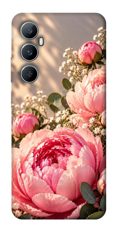 Чохол itsPrint Рожеві півонії для Realme C65 4G, armored, купити оптом з доставкою