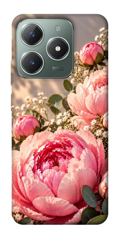 Чехол itsPrint Рожеві півонії для Realme C61 4G, armored, купить оптом с доставкой