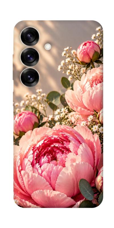 Чехол itsPrint Рожеві півонії для Samsung Galaxy S25+, armored, купить оптом с доставкой