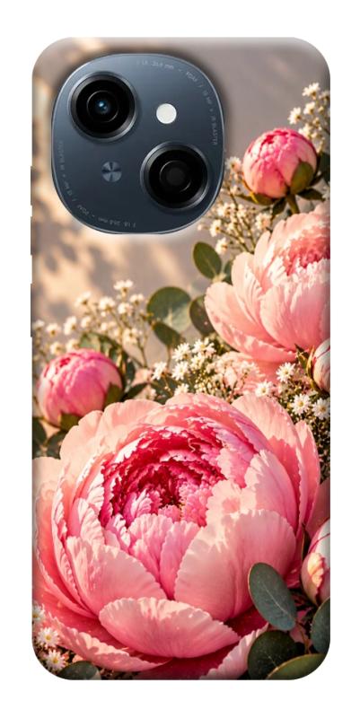 Чехол itsPrint Рожеві півонії для TECNO Spark Go 1, armored, купить оптом с доставкой