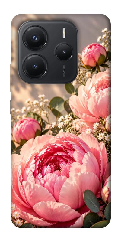 Чехол itsPrint Рожеві півонії для Xiaomi Redmi Note 14 5G, armored, купить оптом с доставкой