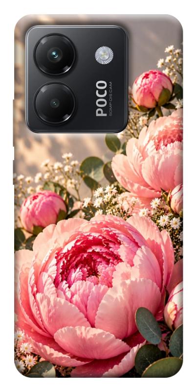 Чехол itsPrint Рожеві півонії для Xiaomi Poco M7 Pro 5G, armored, купить оптом с доставкой