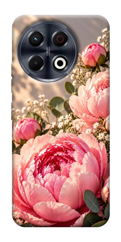 Чохол itsPrint Рожеві півонії для TECNO Spark 30 Pro (KL7), armored, купити оптом з доставкою