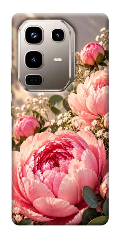 Чохол itsPrint Рожеві півонії для Infinix Note 50 Pro 4G, armored, купити оптом з доставкою