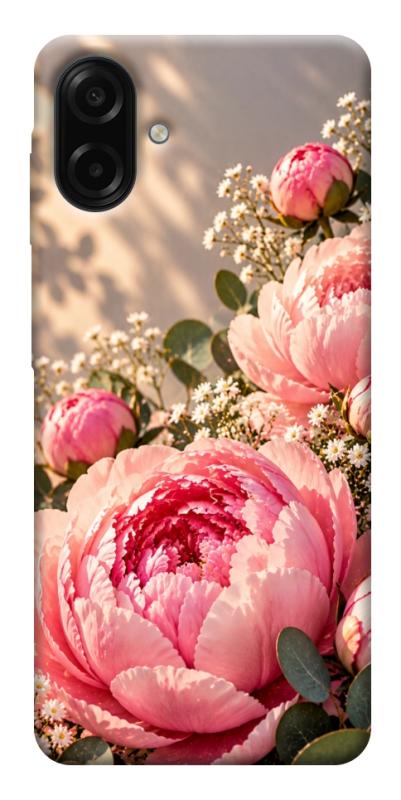 Чехол itsPrint Рожеві півонії для Samsung Galaxy A07, armored, купить оптом с доставкой