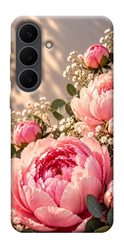 Чехол itsPrint Рожеві півонії для Samsung Galaxy S25 FE, armored, купить оптом с доставкой