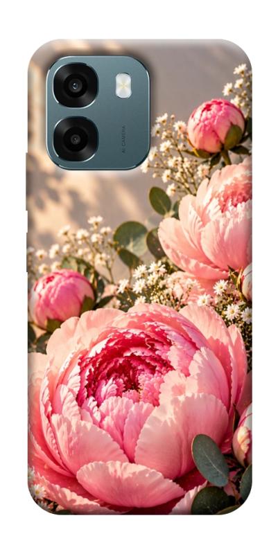 Чехол itsPrint Рожеві півонії для Oppo A6, armored, купить оптом с доставкой