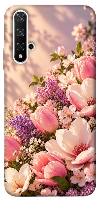 Чехол itsPrint Сад у ніжних барвах для Huawei Honor 20 / Nova 5T, armored, купить оптом с доставкой