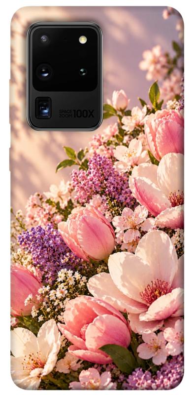 Чохол itsPrint Сад у ніжних барвах для Samsung Galaxy S20 Ultra, armored, купити оптом з доставкою