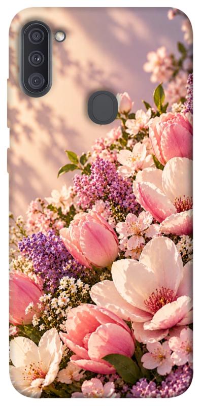 Чохол itsPrint Сад у ніжних барвах для Samsung Galaxy A11, armored, купити оптом з доставкою