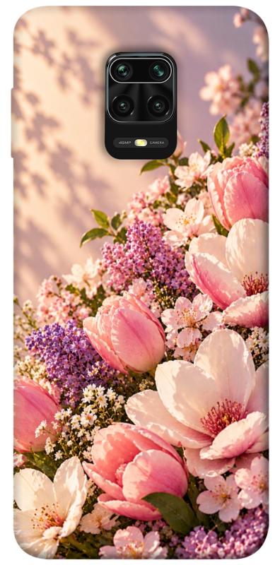Чохол itsPrint Сад у ніжних барвах для Xiaomi Redmi Note 9s / Note 9 Pro / Note 9 Pro Max, armored, купити оптом з доставкою