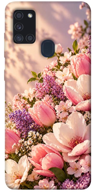 Чехол itsPrint Сад у ніжних барвах для Samsung Galaxy A21s, armored, купить оптом с доставкой