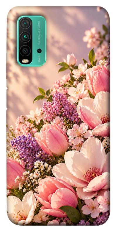 Чехол itsPrint Сад у ніжних барвах для Xiaomi Redmi Note 9 4G / Redmi 9 Power / Redmi 9T, armored, купить оптом с доставкой