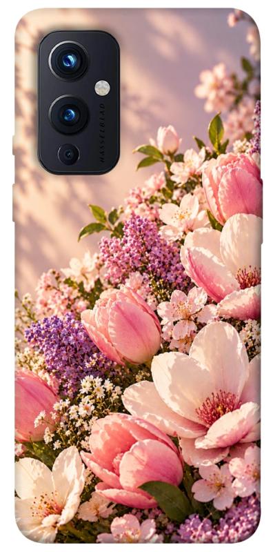 Чохол itsPrint Сад у ніжних барвах для OnePlus 9, armored, купити оптом з доставкою