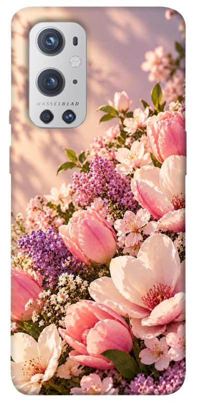 Чохол itsPrint Сад у ніжних барвах для OnePlus 9 Pro, armored, купити оптом з доставкою