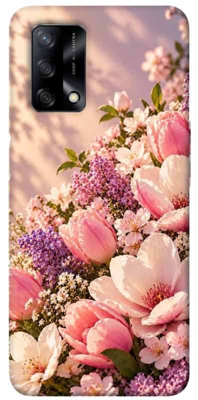 Чехол itsPrint Сад у ніжних барвах для Oppo A74 4G, armored, купить оптом с доставкой
