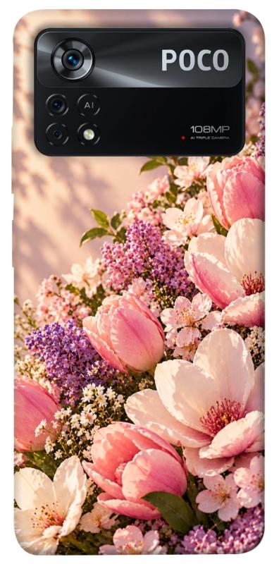 Чохол itsPrint Сад у ніжних барвах для Xiaomi Poco X4 Pro 5G, armored, купити оптом з доставкою