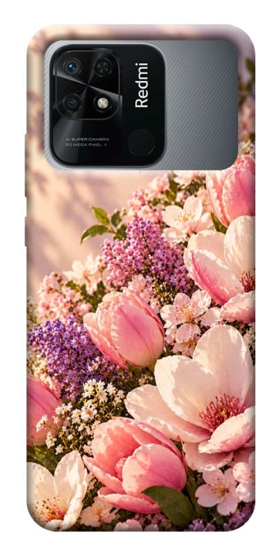 Чохол itsPrint Сад у ніжних барвах для Xiaomi Redmi 10C, armored, купити оптом з доставкою