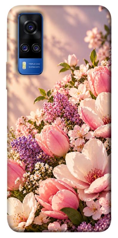 Чехол itsPrint Сад у ніжних барвах для Vivo Y51a, armored, купить оптом с доставкой