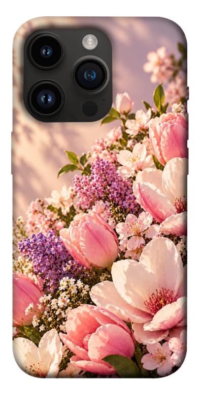 Чохол itsPrint Сад у ніжних барвах для Apple iPhone 14 Pro (6.1"), armored, купити оптом з доставкою