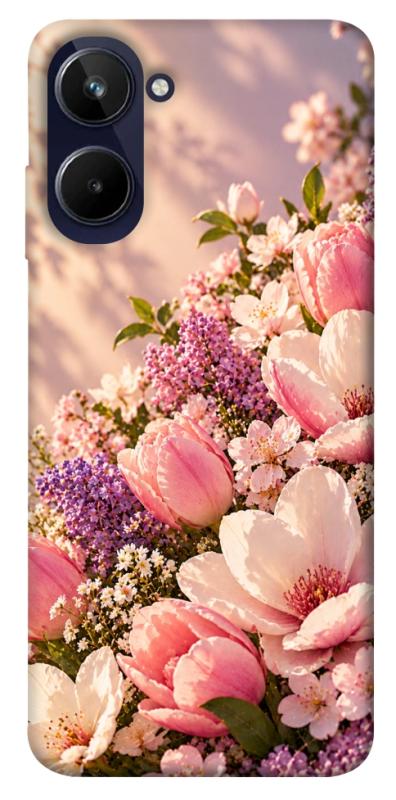 Чехол itsPrint Сад у ніжних барвах для Realme 10 4G, armored, купить оптом с доставкой