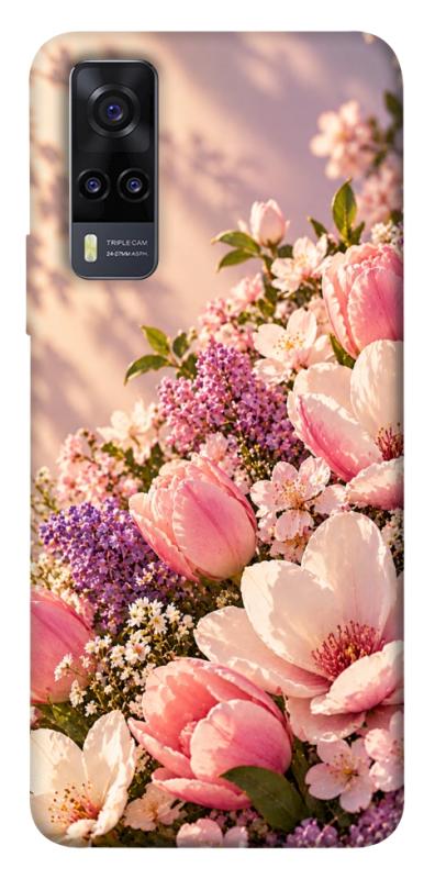 Чохол itsPrint Сад у ніжних барвах для Vivo Y31, armored, купити оптом з доставкою
