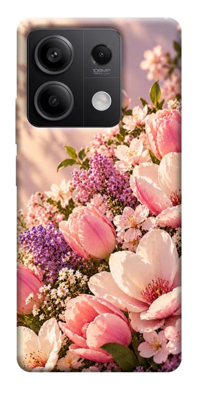Чохол itsPrint Сад у ніжних барвах для Xiaomi Redmi Note 13 5G, armored, купити оптом з доставкою