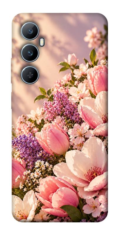 Чехол itsPrint Сад у ніжних барвах для Realme C65 4G, armored, купить оптом с доставкой