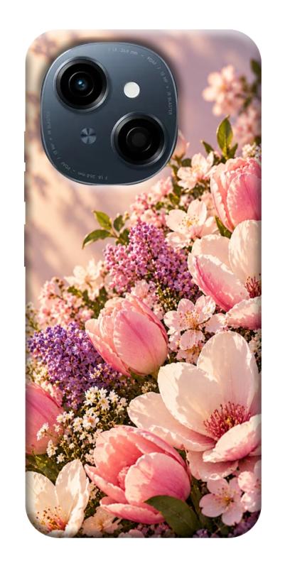 Чехол itsPrint Сад у ніжних барвах для TECNO Spark Go 1, armored, купить оптом с доставкой