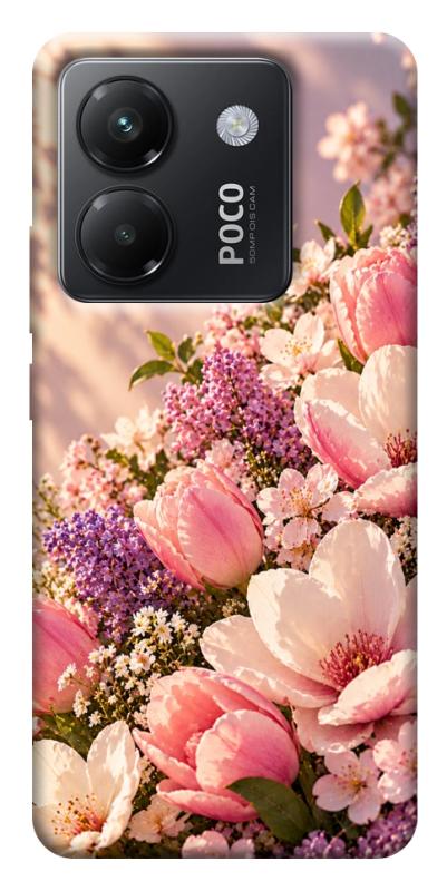 Чехол itsPrint Сад у ніжних барвах для Xiaomi Poco M7 Pro 5G, armored, купить оптом с доставкой