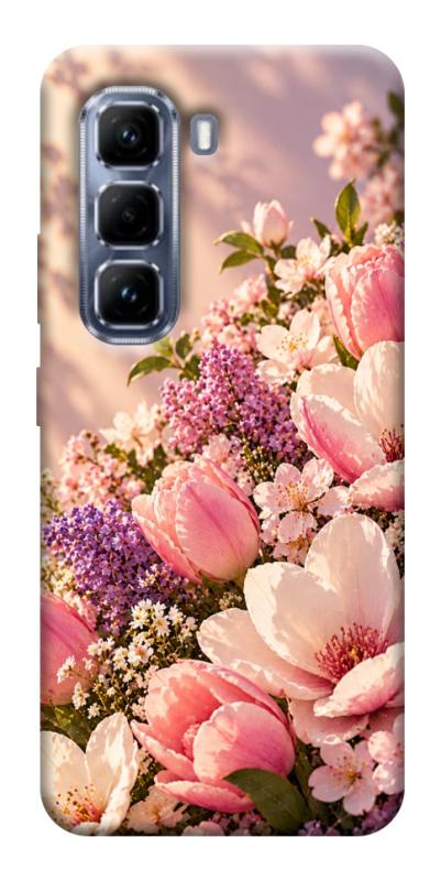 Чехол itsPrint Сад у ніжних барвах для Infinix Hot 50 Pro, armored, купить оптом с доставкой
