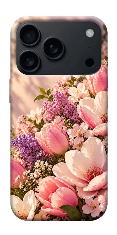 Чехол itsPrint Сад у ніжних барвах для Apple iPhone 17 Pro (6.3"), armored, купить оптом с доставкой