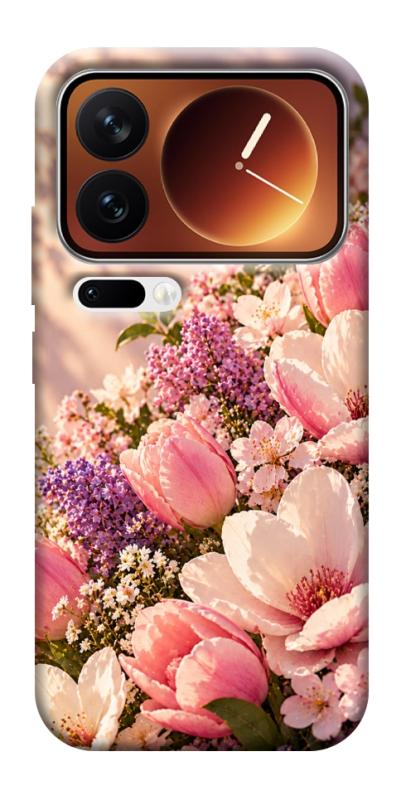 Чохол itsPrint Сад у ніжних барвах для Xiaomi 17 Pro Max, armored, купити оптом з доставкою