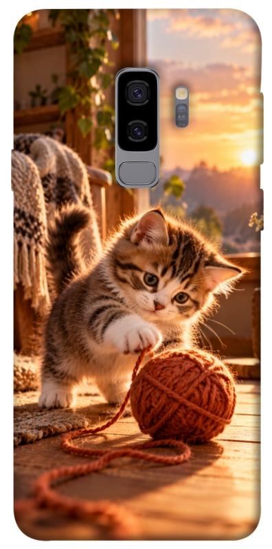 Чехол itsPrint Котик і клубочок затишку для Samsung Galaxy S9+, armored, купить оптом с доставкой